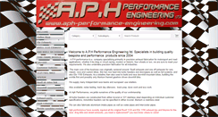 Desktop Screenshot of aph-performance-engineering.com